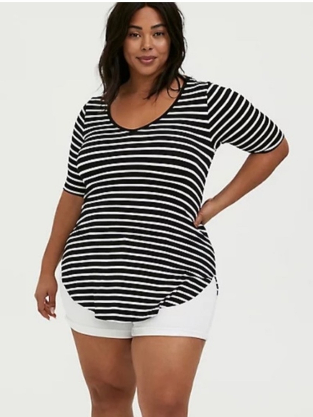 Torrid Favorite Tunic Super Soft V-Neck Tee